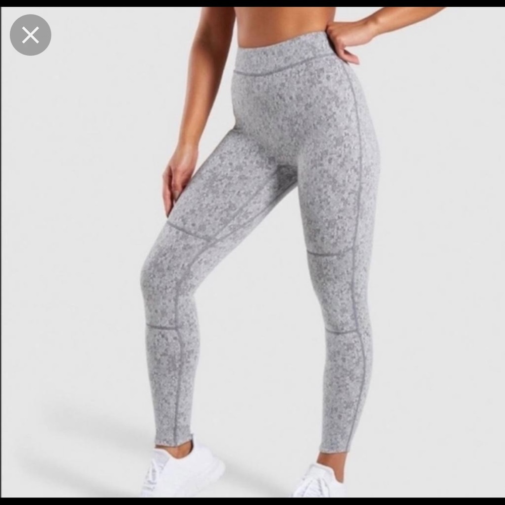 Gymshark gray marl leggings SIZE SMALL